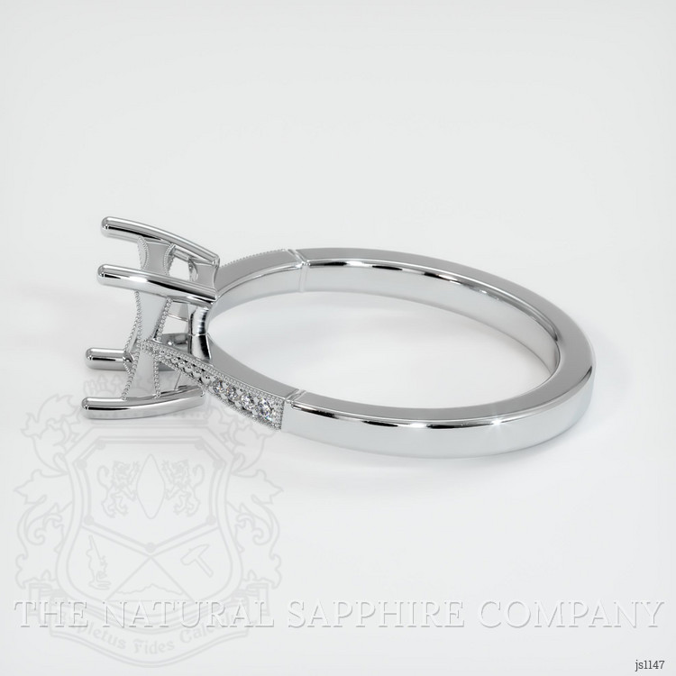 Platinum 950 Antique Style Ring Setting