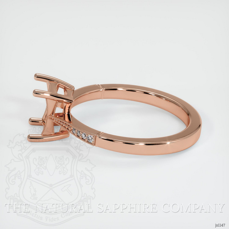 14K Rose Gold Antique Style Ring Setting