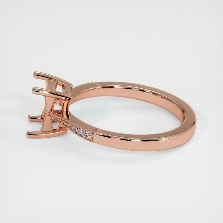 14K Rose Gold Antique Style Ring Setting