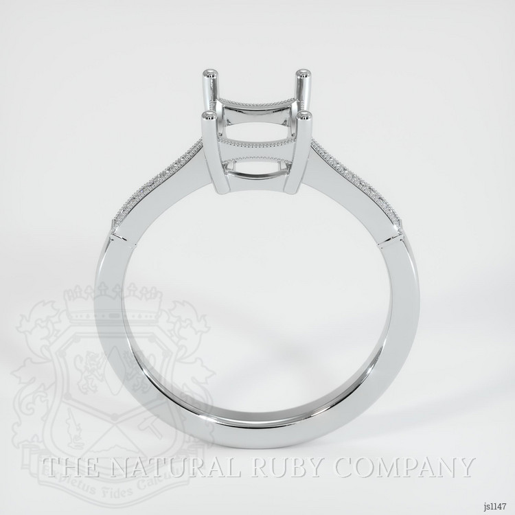Silver Antique Style Ring Setting