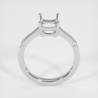 14K White Gold Antique Style Ring Setting Image