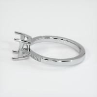 18K White Gold Antique Style Ring Setting Image