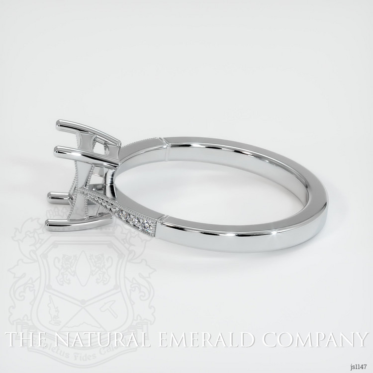 18K White Gold Antique Style Ring Setting