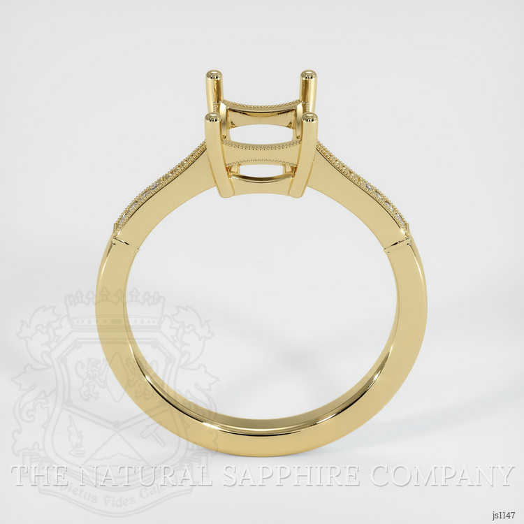 10K Yellow Gold Antique Style Ring Setting