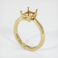 14K Yellow Gold Antique Style Ring Setting Video