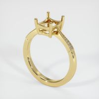 18K Yellow Gold Antique Style Ring Setting Video