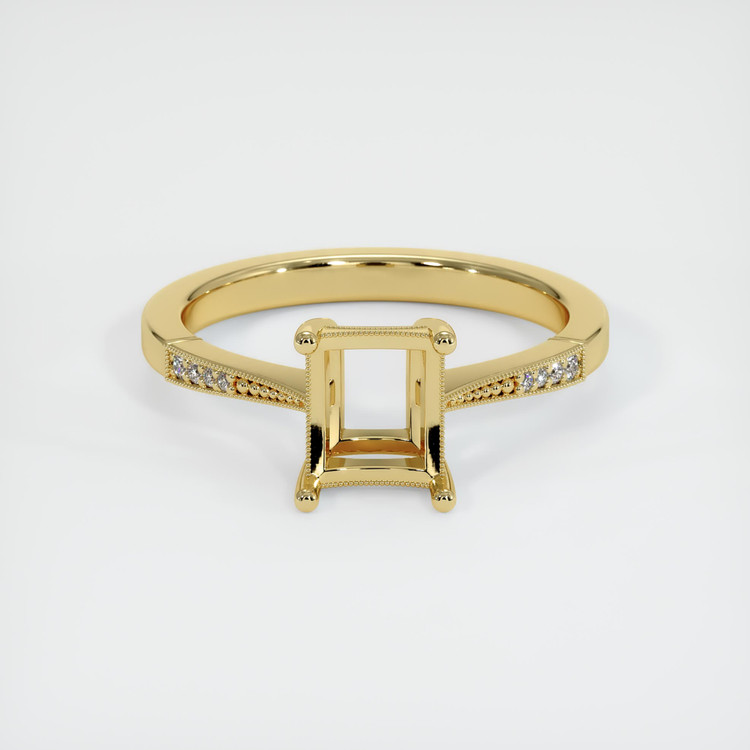 18K Yellow Gold Antique Style Ring Setting