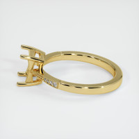 18K Yellow Gold Antique Style Ring Setting Image
