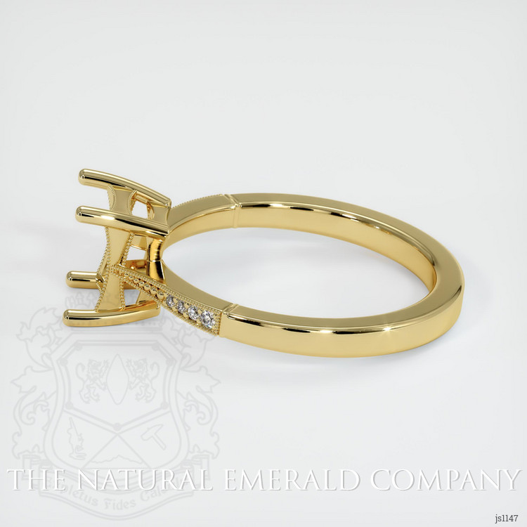 18K Yellow Gold Antique Style Ring Setting