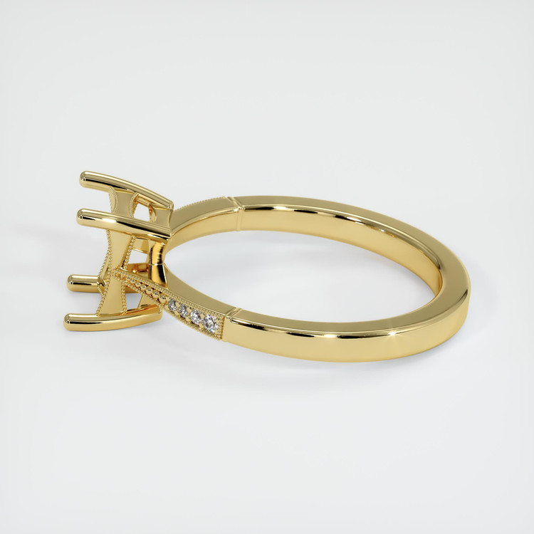 18K Yellow Gold Antique Style Ring Setting