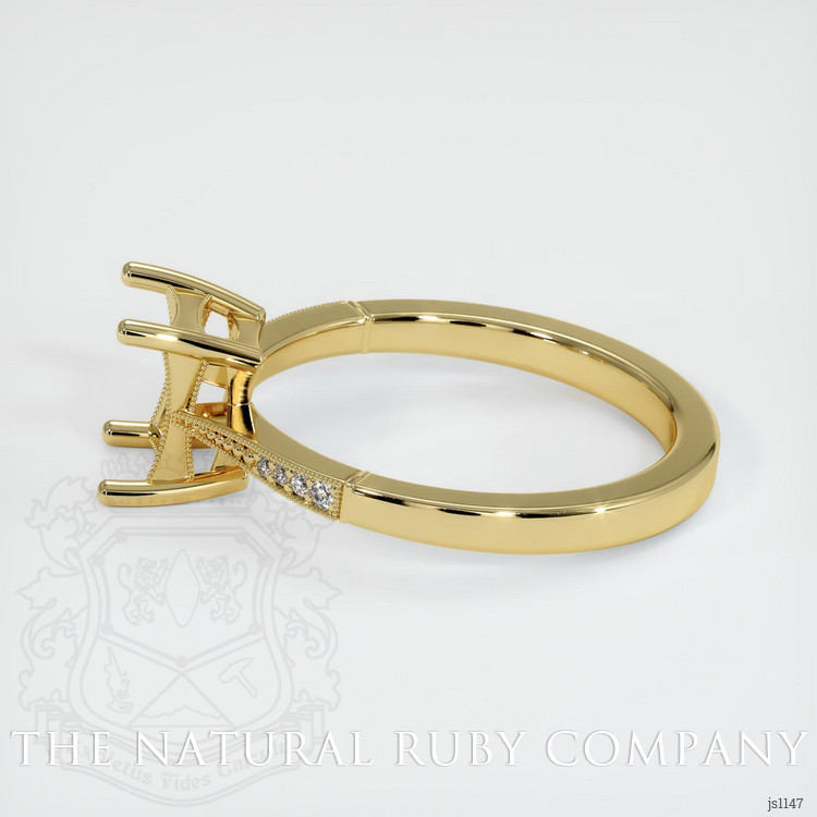 18K Yellow Gold Antique Style Ring Setting