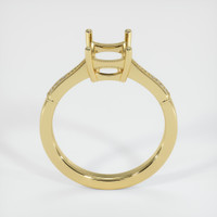 18K Yellow Gold Antique Style Ring Setting Image