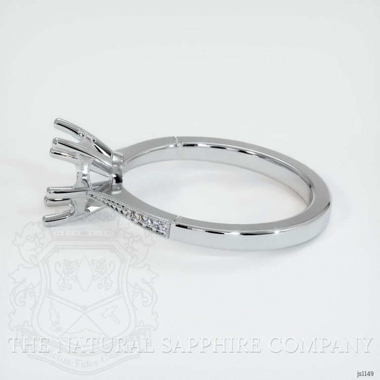Platinum 950 Antique Style Ring Setting