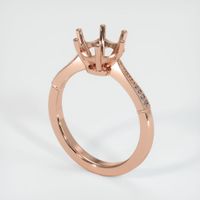 14K Rose Gold Antique Style Ring Setting Video