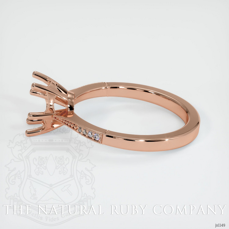 14K Rose Gold Antique Style Ring Setting