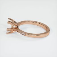 18K Rose Gold Antique Style Ring Setting Image