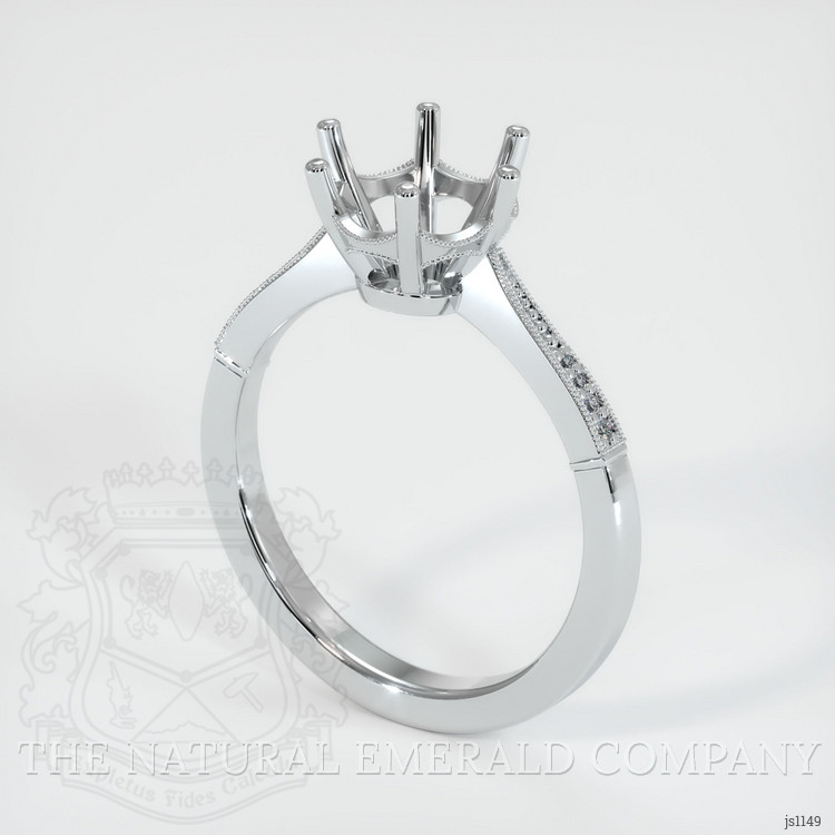 Silver Antique Style Ring Setting