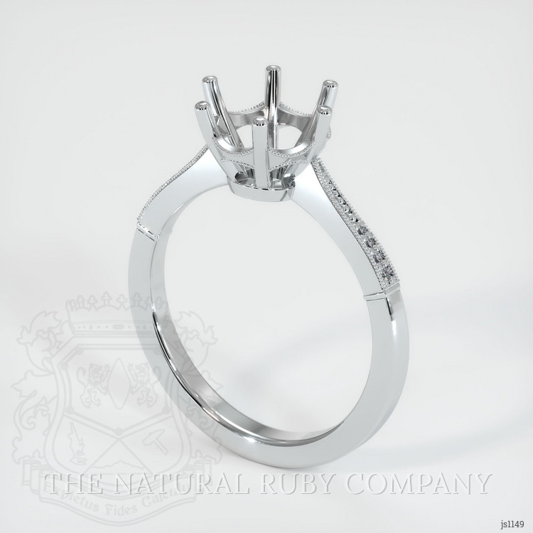 Silver Antique Style Ring Setting