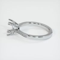 18K White Gold Antique Style Ring Setting Image