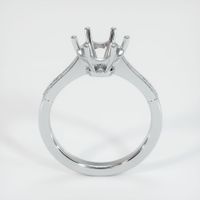 18K White Gold Antique Style Ring Setting Image