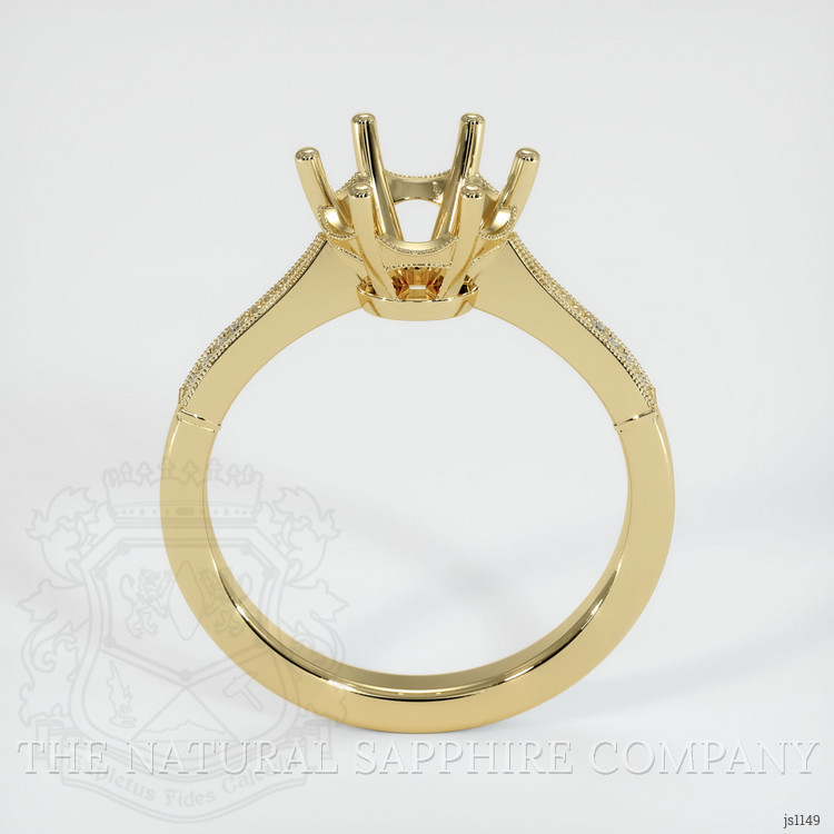 10K Yellow Gold Antique Style Ring Setting