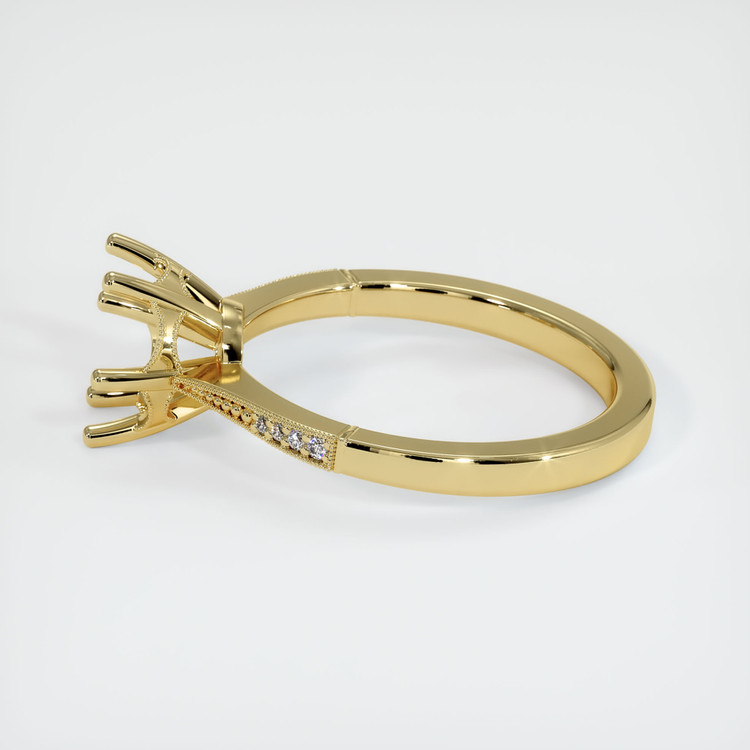 18K Yellow Gold Antique Style Ring Setting