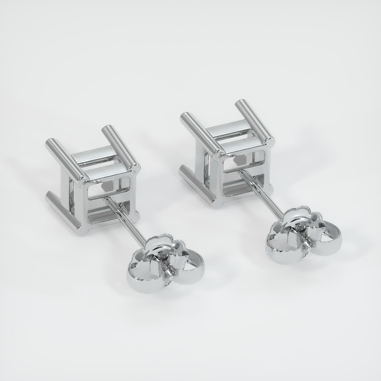 Platinum 950 Studs Earring Setting