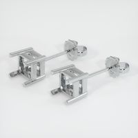 14K White Gold Studs Earring Setting Video