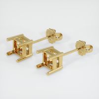 14K Yellow Gold Studs Earring Setting Video