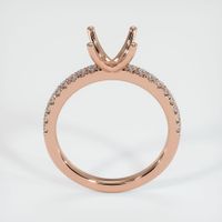 14K Rose Gold Pave Ring Setting Image