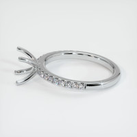 Silver Pave Ring Setting Image