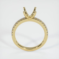 10K Yellow Gold Pave Ring Setting Image