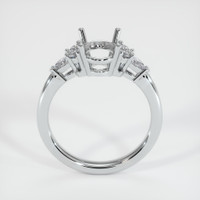 18K White Gold Accent Stones Ring Setting Image