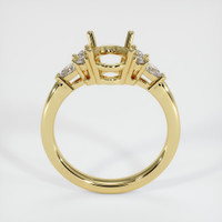 18K Yellow Gold Accent Stones Ring Setting Image