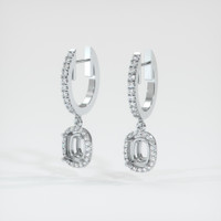 Platinum 950 Pave Earring Setting Video