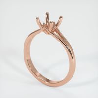 14K Rose Gold Solitaire Ring Setting Video