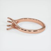 14K Rose Gold Solitaire Ring Setting Image