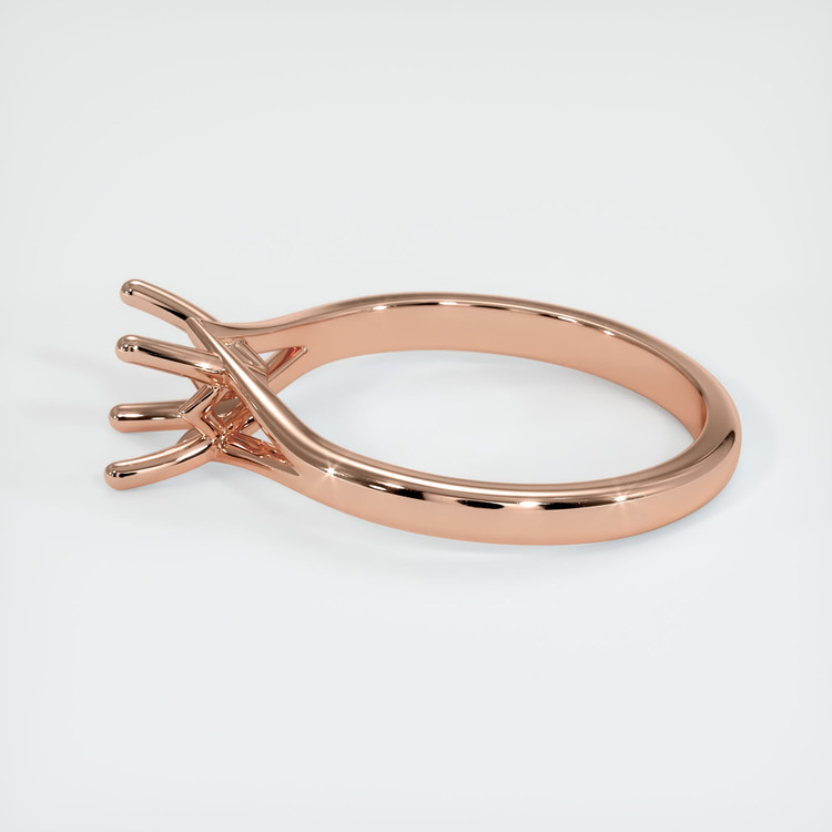 14K Rose Gold Solitaire Ring Setting