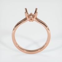 14K Rose Gold Solitaire Ring Setting Image