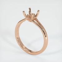 18K Rose Gold Solitaire Ring Setting Video