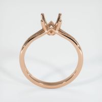 18K Rose Gold Solitaire Ring Setting Image
