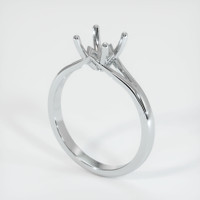 10K White Gold Solitaire Ring Setting Video