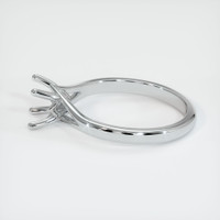 10K White Gold Solitaire Ring Setting Image