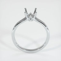 10K White Gold Solitaire Ring Setting Image