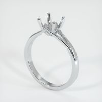 14K White Gold Solitaire Ring Setting Video