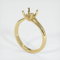 10K Yellow Gold Solitaire Ring Setting Video