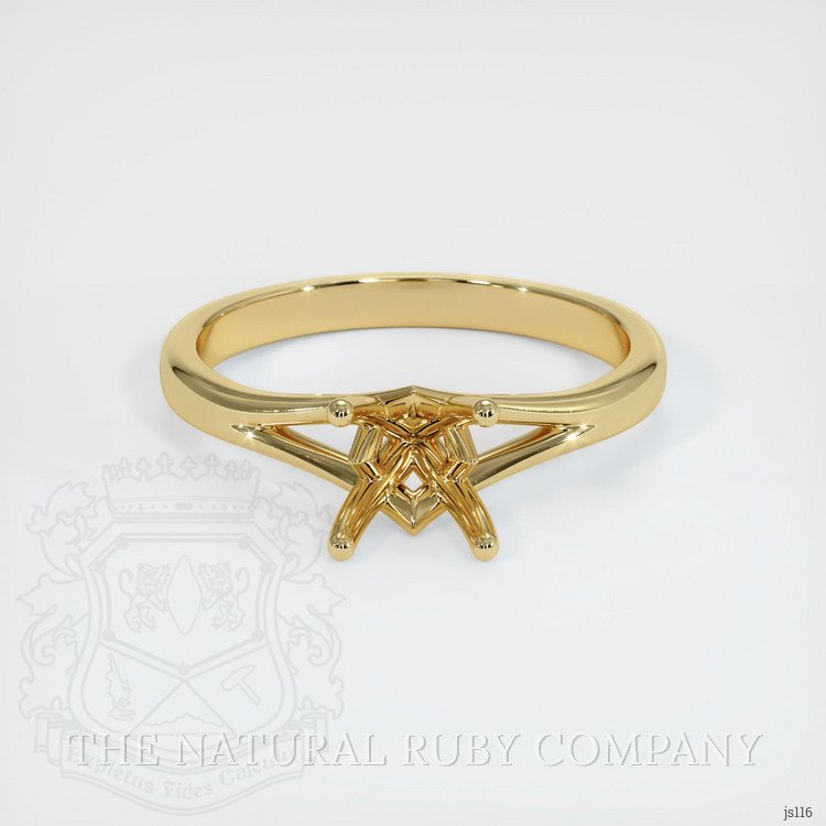10K Yellow Gold Solitaire Ring Setting