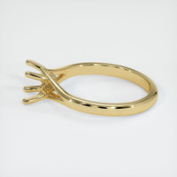 10K Yellow Gold Solitaire Ring Setting Image