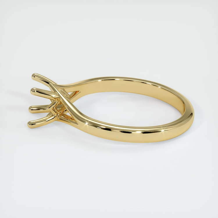 10K Yellow Gold Solitaire Ring Setting