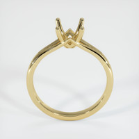 10K Yellow Gold Solitaire Ring Setting Image
